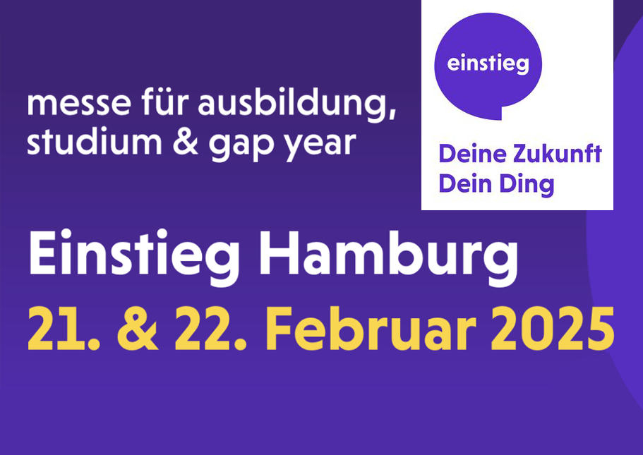 Das Werbeplakat der Einstieg Hamburg 2026